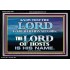 JEHOVAH GOD OUR LORD IS AN INCOMPARABLE GOD  Christian Acrylic Frame Wall Art  GWASCEND10447  "33X25"