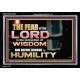BEFORE HONOUR IS HUMILITY  Scriptural Acrylic Frame Signs  GWASCEND10455  