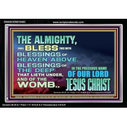 DO YOU WANT BLESSINGS OF THE DEEP  Christian Quote Acrylic Frame  GWASCEND10463  "33X25"