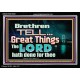 THE LORD DOETH GREAT THINGS  Bible Verse Acrylic Frame  GWASCEND10481  