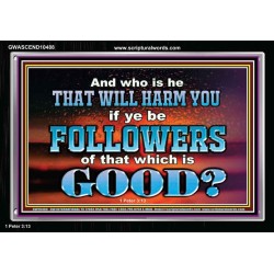 WHO IS IT THAT CAN HARM YOU  Bible Verse Art Prints  GWASCEND10488  "33X25"