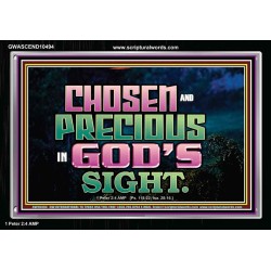 CHOSEN AND PRECIOUS IN THE SIGHT OF GOD  Modern Christian Wall Décor Acrylic Frame  GWASCEND10494  "33X25"