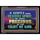 GENTLE AND PEACEFUL SPIRIT VERY PRECIOUS IN GOD SIGHT  Bible Verses to Encourage  Acrylic Frame  GWASCEND10496  