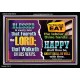 EAT THE LABOUR OF THINE HAND  Scriptural Portrait Glass Acrylic Frame  GWASCEND10518  