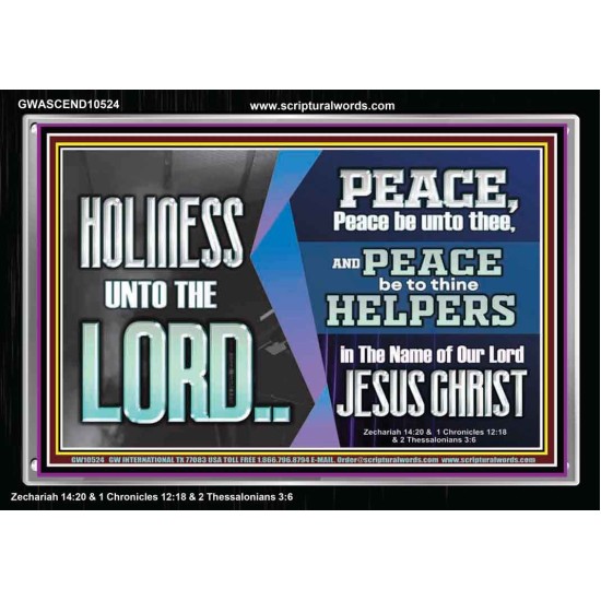 HOLINESS UNTO THE LORD  Righteous Living Christian Picture  GWASCEND10524  