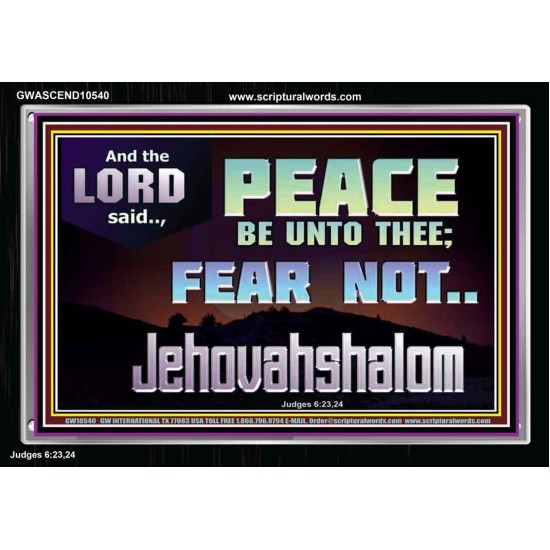 JEHOVAHSHALOM PEACE BE UNTO THEE  Christian Paintings  GWASCEND10540  