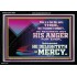 THE LORD DELIGHTETH IN MERCY  Contemporary Christian Wall Art Acrylic Frame  GWASCEND10564  "33X25"