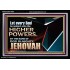 JEHOVAH ALMIGHTY THE GREATEST POWER  Contemporary Christian Wall Art Acrylic Frame  GWASCEND10568  "33X25"