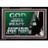 GOD SHALL GIVE YOU AN ANSWER OF PEACE  Christian Art Acrylic Frame  GWASCEND10569  "33X25"
