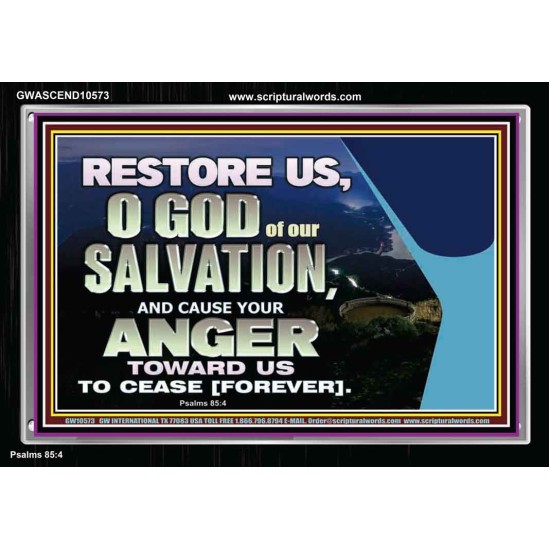GOD OF OUR SALVATION  Scripture Wall Art  GWASCEND10573  