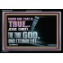 JESUS CHRIST THE TRUE GOD AND ETERNAL LIFE  Christian Wall Art  GWASCEND10581  "33X25"