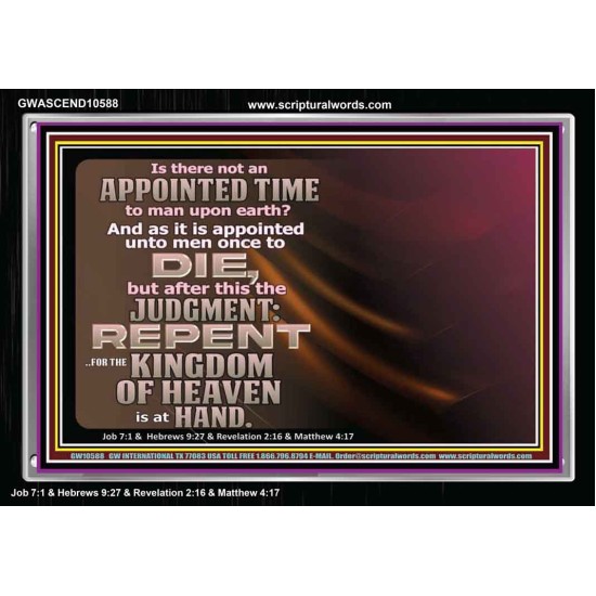 AN APPOINTED TIME TO MAN UPON EARTH  Art & Wall Décor  GWASCEND10588  