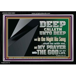 DEEP CALLETH UNTO DEEP  Modern Wall Art  GWASCEND10591  "33X25"