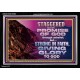 STAGGERED NOT AT THE PROMISE OF GOD  Custom Wall Art  GWASCEND10599  