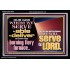 OUR GOD WHOM WE SERVE IS ABLE TO DELIVER US  Custom Wall Scriptural Art  GWASCEND10602  "33X25"