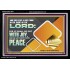 GO OUT WITH JOY AND BE LED FORTH WITH PEACE  Custom Inspiration Bible Verse Acrylic Frame  GWASCEND10617  "33X25"