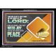 GO OUT WITH JOY AND BE LED FORTH WITH PEACE  Custom Inspiration Bible Verse Acrylic Frame  GWASCEND10617  