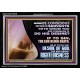 GIVE YOURSELF TO DO THE DESIRES OF GOD  Inspirational Bible Verses Acrylic Frame  GWASCEND10628B  