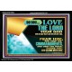 DO YOU LOVE THE LORD WITH ALL YOUR HEART AND SOUL. FEAR HIM  Bible Verse Wall Art  GWASCEND10632  