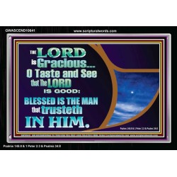 BLESSED IS THE MAN THAT TRUSTETH IN THE LORD  Scripture Wall Art  GWASCEND10641  "33X25"