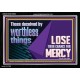 THOSE DECEIVED BY WORTHLESS THINGS LOSE THEIR CHANCE FOR MERCY  Church Picture  GWASCEND10650  