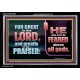 THE LORD IS TO BE FEARED ABOVE ALL GODS  Righteous Living Christian Acrylic Frame  GWASCEND10666  