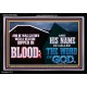 AND HIS NAME IS CALLED THE WORD OF GOD  Righteous Living Christian Acrylic Frame  GWASCEND10684  