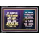 THE ARMOUR OF LIGHT OUR LORD JESUS CHRIST  Ultimate Inspirational Wall Art Acrylic Frame  GWASCEND10689  
