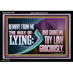 GRANT ME THY LAW GRACIOUSLY  Unique Scriptural Acrylic Frame  GWASCEND10690  "33X25"