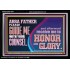 ABBA FATHER PLEASE GUIDE US WITH YOUR COUNSEL  Ultimate Inspirational Wall Art  Acrylic Frame  GWASCEND10701  "33X25"