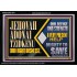 JEHOVAH ADONAI TZIDKENU OUR RIGHTEOUSNESS EVER PRESENT HELP  Unique Scriptural Acrylic Frame  GWASCEND10711  "33X25"