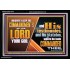 DILIGENTLY KEEP THE COMMANDMENTS OF THE LORD OUR GOD  Ultimate Inspirational Wall Art Acrylic Frame  GWASCEND10719  "33X25"