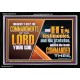 DILIGENTLY KEEP THE COMMANDMENTS OF THE LORD OUR GOD  Ultimate Inspirational Wall Art Acrylic Frame  GWASCEND10719  