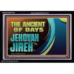 THE ANCIENT OF DAYS JEHOVAH JIREH  Scriptural Décor  GWASCEND10732  "33X25"