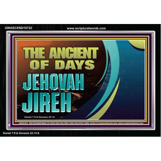 THE ANCIENT OF DAYS JEHOVAH JIREH  Scriptural Décor  GWASCEND10732  