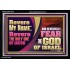 REVERE MY NAME AND REVERENTLY FEAR THE GOD OF ISRAEL  Scriptures Décor Wall Art  GWASCEND10734  "33X25"