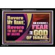 REVERE MY NAME AND REVERENTLY FEAR THE GOD OF ISRAEL  Scriptures Décor Wall Art  GWASCEND10734  