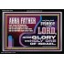 ABBA FATHER SHALL SCATTER ALL OUR ENEMIES AND WE SHALL REJOICE IN THE LORD  Bible Verses Acrylic Frame  GWASCEND10740  "33X25"