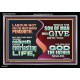 LABOUR NOT FOR THE MEAT WHICH PERISHETH  Bible Verse Acrylic Frame  GWASCEND10741  