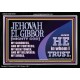 JEHOVAH EL GIBBOR MIGHTY GOD OUR GOODNESS FORTRESS HIGH TOWER DELIVERER AND SHIELD  Encouraging Bible Verse Acrylic Frame  GWASCEND10751  