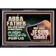 ABBA FATHER WILL OPEN RIVERS IN HIGH PLACES AND FOUNTAINS IN THE MIDST OF THE VALLEY  Bible Verse Acrylic Frame  GWASCEND10756  