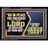 GO IN PEACE THE PRESENCE OF THE LORD BE WITH YOU ON YOUR WAY  Scripture Art Prints Acrylic Frame  GWASCEND10769  "33X25"