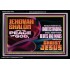 JEHOVAH SHALOM THE PEACE OF GOD KEEP YOUR HEARTS AND MINDS  Bible Verse Wall Art Acrylic Frame  GWASCEND10782  "33X25"