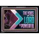 THE VOICE OF THE LORD IS POWERFUL  Modern Christian Wall Décor Acrylic Frame  GWASCEND10784  