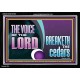 THE VOICE OF THE LORD BREAKETH THE CEDARS  Bible Verses to Encourage  Acrylic Frame  GWASCEND10786  