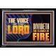 THE VOICE OF THE LORD DIVIDETH THE FLAMES OF FIRE  Bible Scriptures on Love Acrylic Frame  GWASCEND10787  