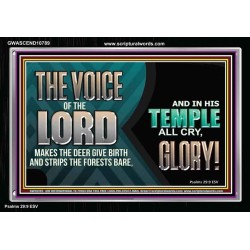 THE VOICE OF THE LORD MAKES THE DEER GIVE BIRTH  Art & Wall Décor  GWASCEND10789  