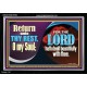 THE LORD HATH DEALT BOUNTIFULLY WITH THEE  Contemporary Christian Art Acrylic Frame  GWASCEND10792  