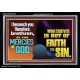 WHATSOEVER IS NOT OF FAITH IS SIN  Contemporary Christian Paintings Acrylic Frame  GWASCEND10793  