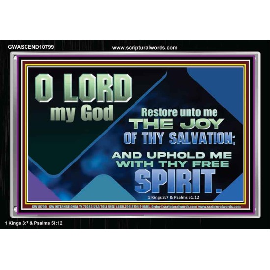 RESTORE UNTO ME THE JOY OF THY SALVATION  Scripture Art Prints  GWASCEND10799  